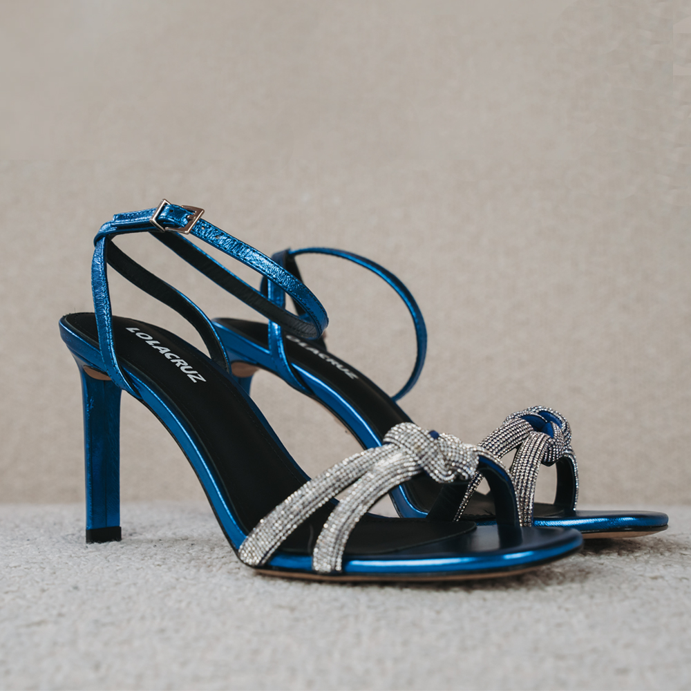 LOLA CRUZ SAFIRA | BLUE METALLIC