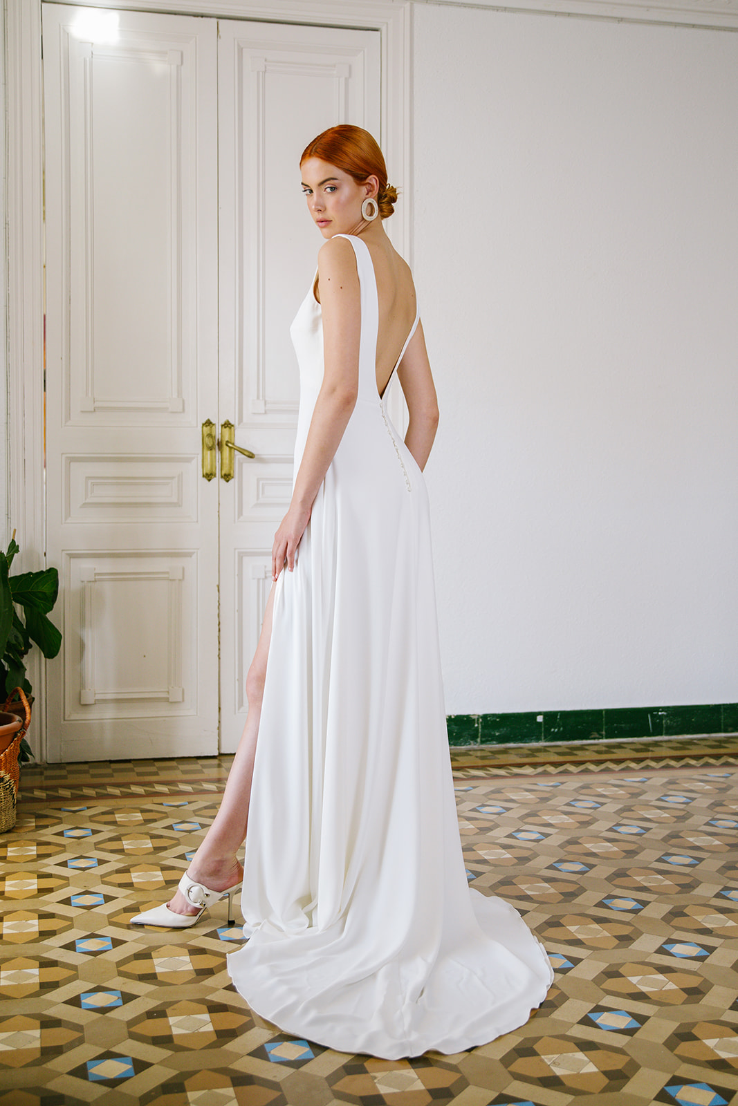 Brautfreundin Brautmode Mönchengladbach NRW Otaduy Brautkleid Fit&Flare mit Beinschlitz