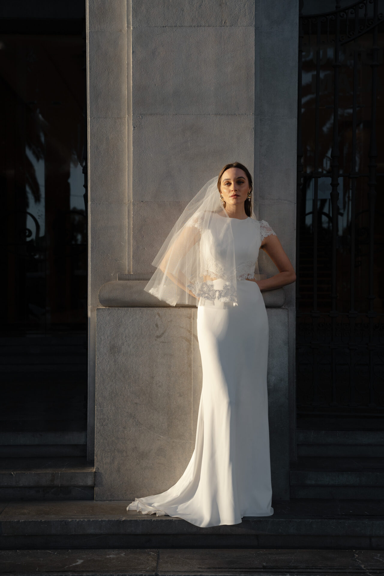 Brautfreundin Brautmode Mönchengladbach Fit&Flare Marylise transparenter Rücken