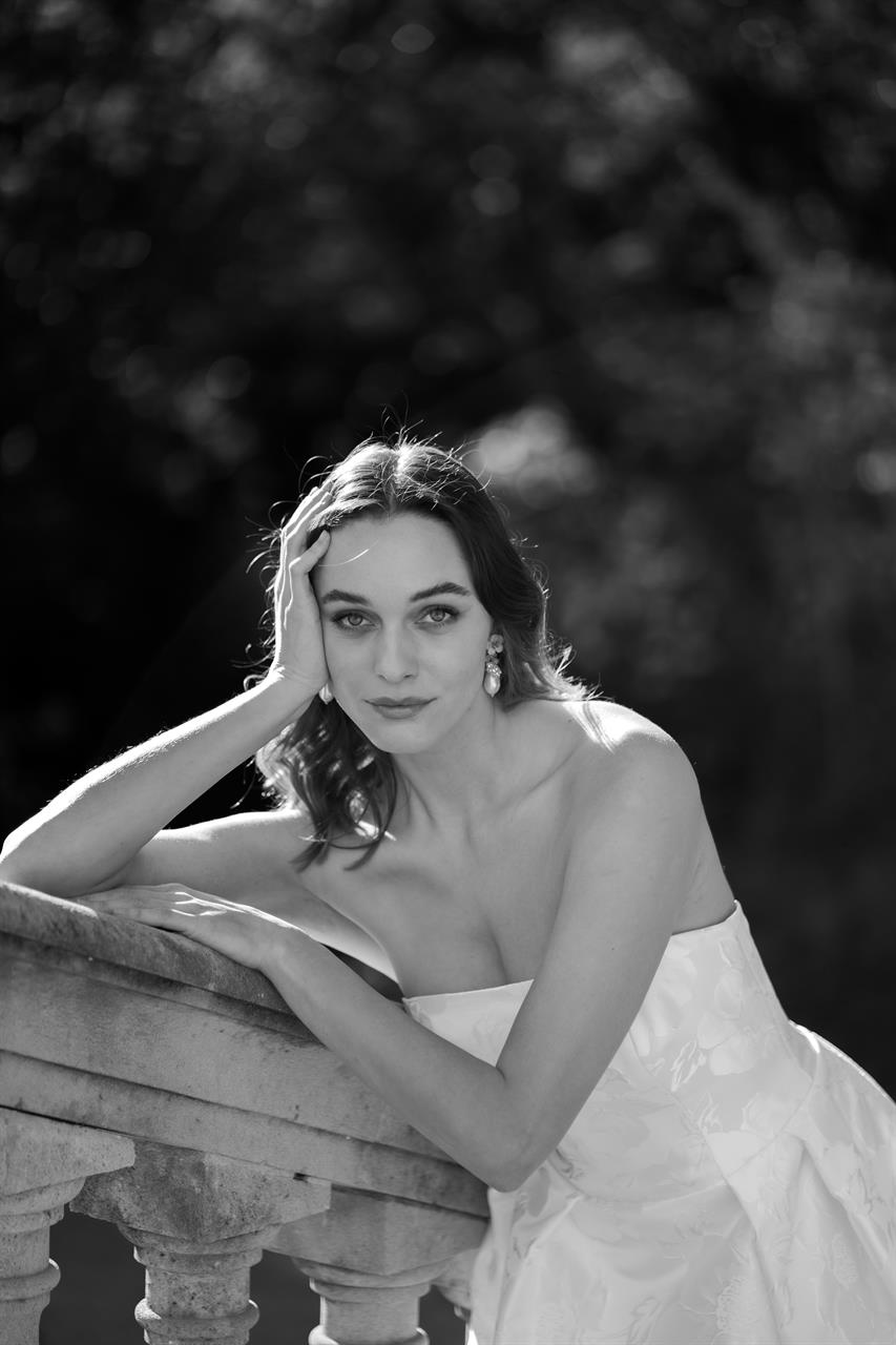 Brautfreundin Brautmode Mönchengladbach Marlyise Brautkleid Mikado Seide Prinzessin