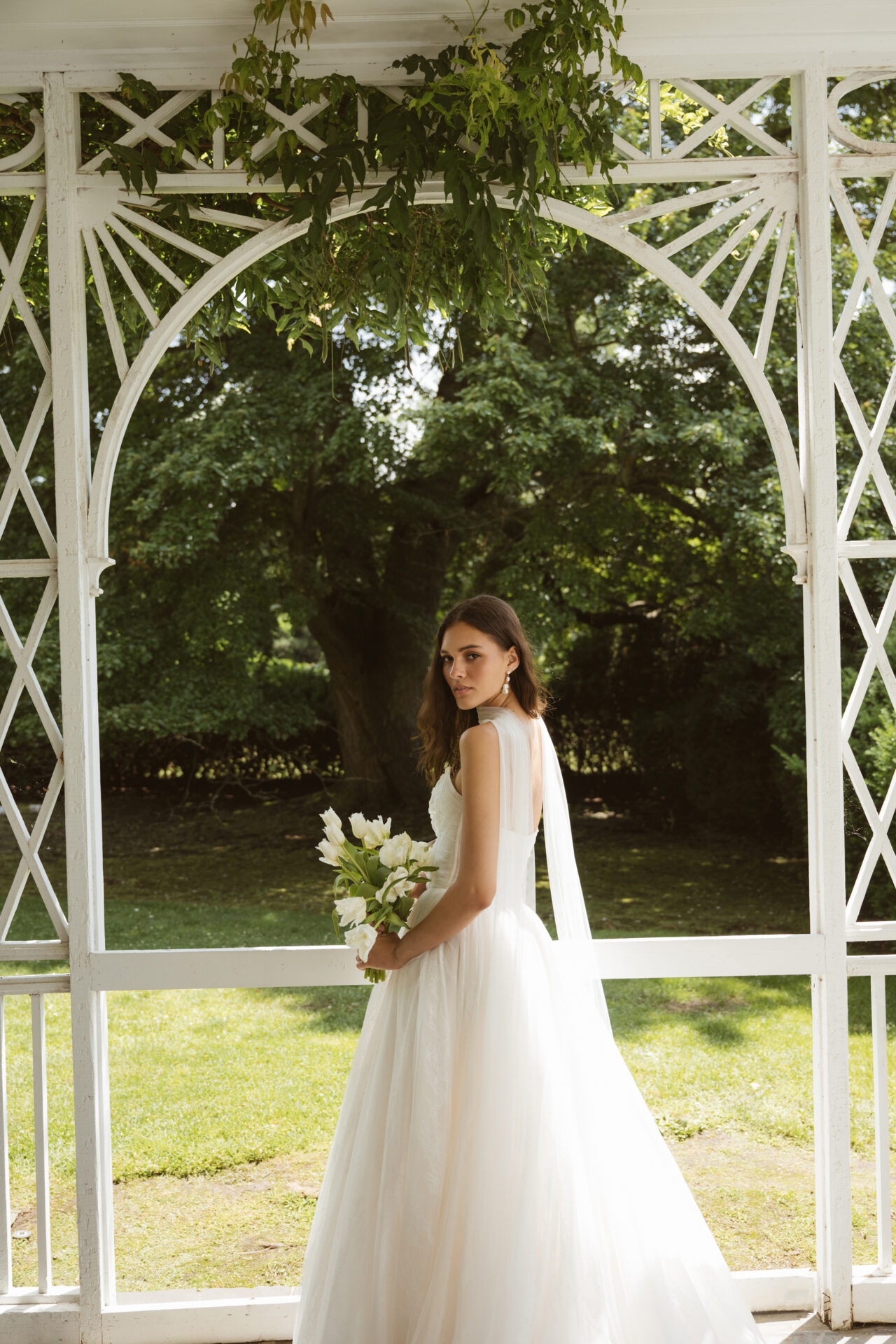 Brautmode Brautboutique Mönchengladbach NRW Spitzen Prinzessin Brautkleid 