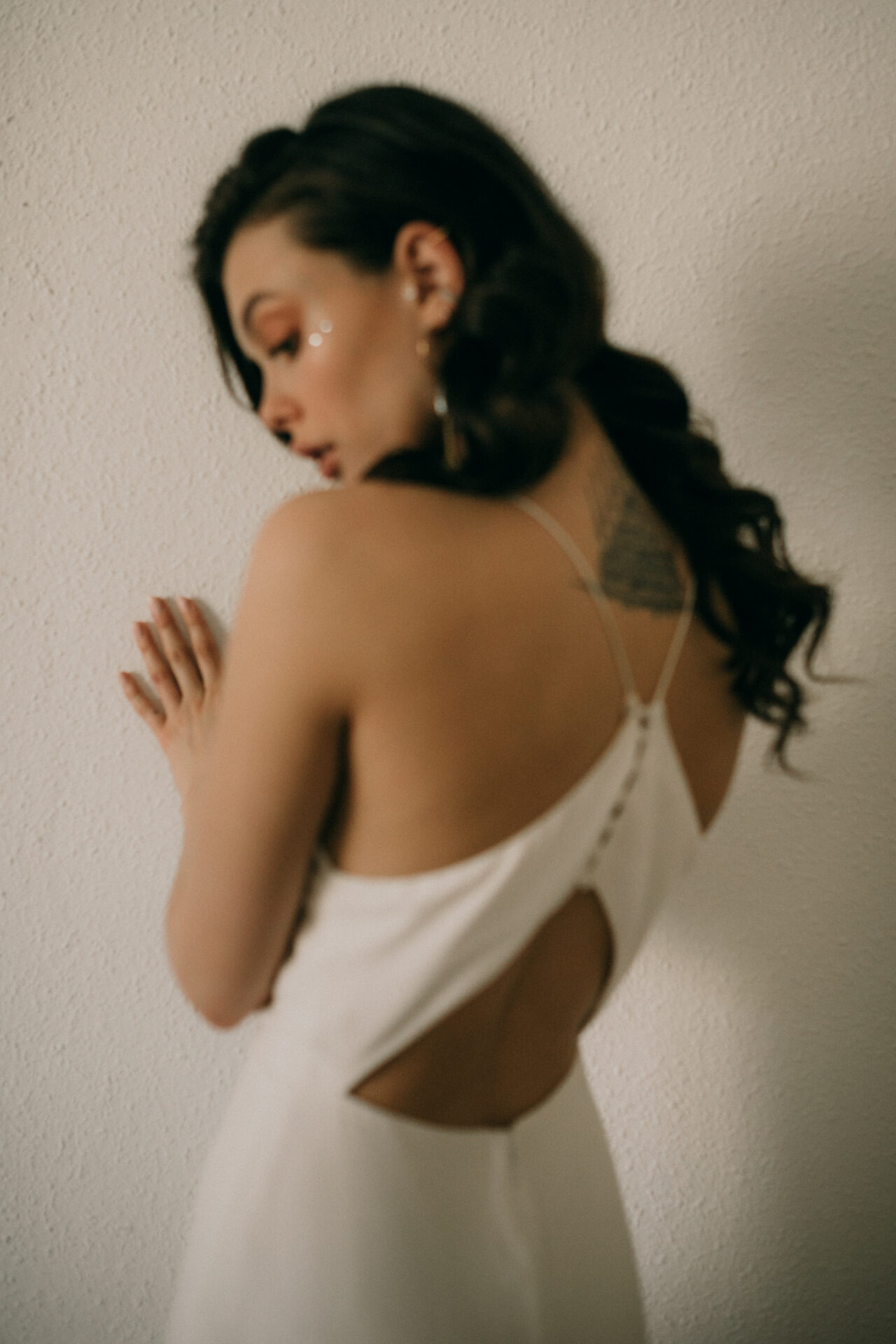 Brautfreundin Brautmode Mönchengladbach Otaduy Brautkleid Fit&Flare Schlüsselloch Rückenausschnitt