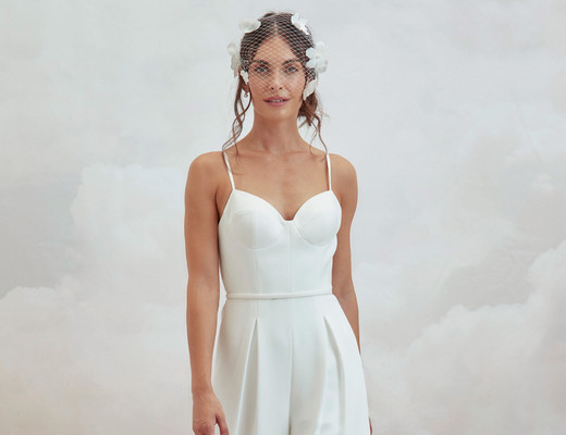 Brautfreundin Brautmode Mönchengladbach NRW Standesamt Jumpsuit