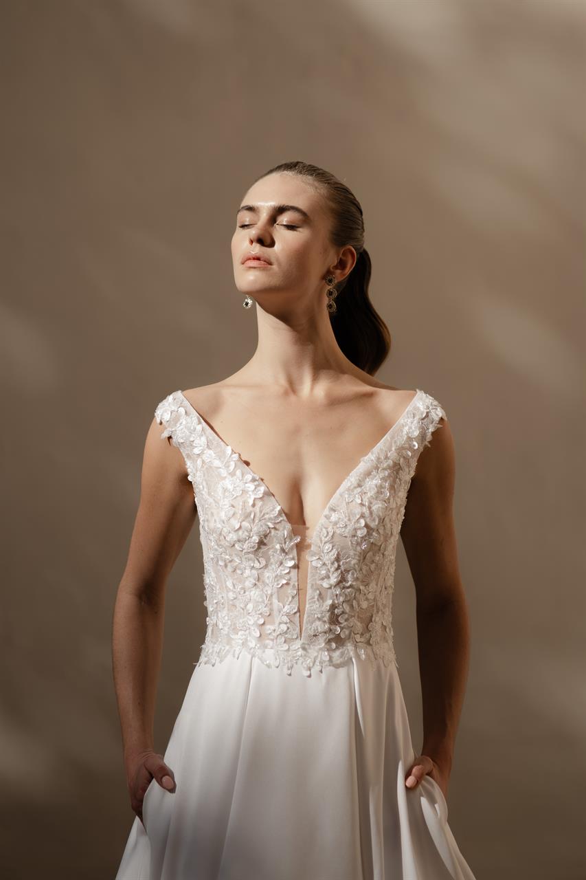 Brautkleid Marylise Romantisch Brautfreundin Mikadoseide