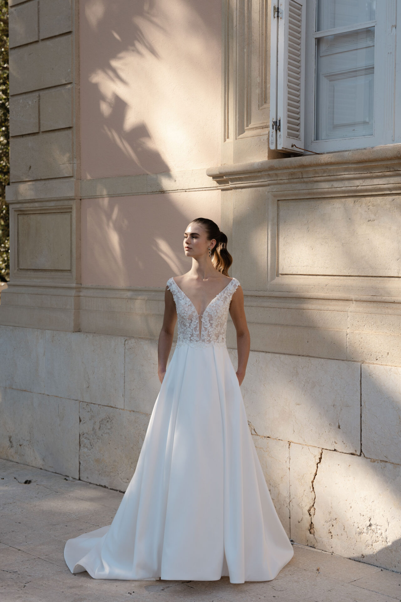 Brautfreundin Brautkleid Romantisch Marylise Mikadoseide