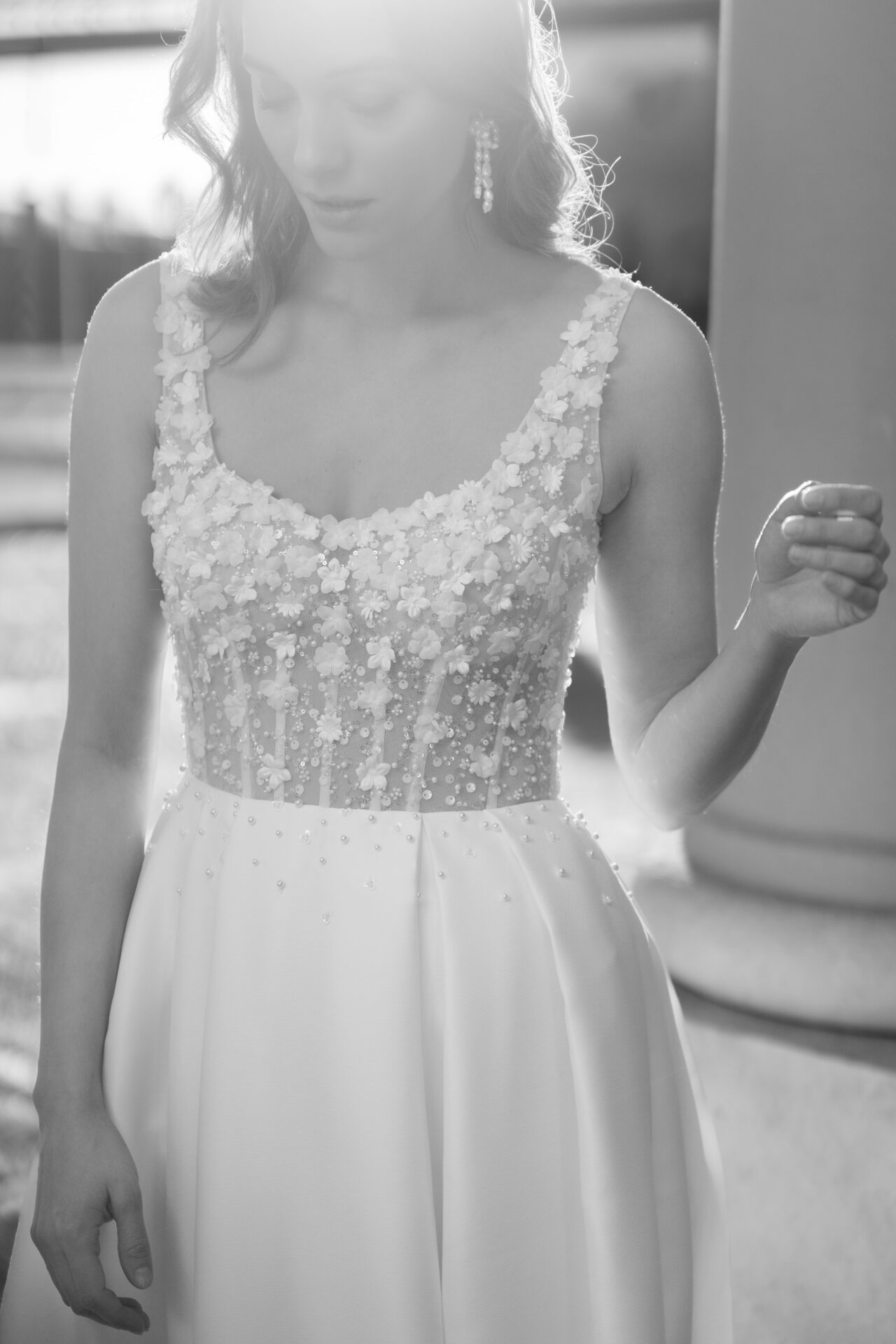 Brautfreundin Brautkleid Romantisch Mikado Marylise
