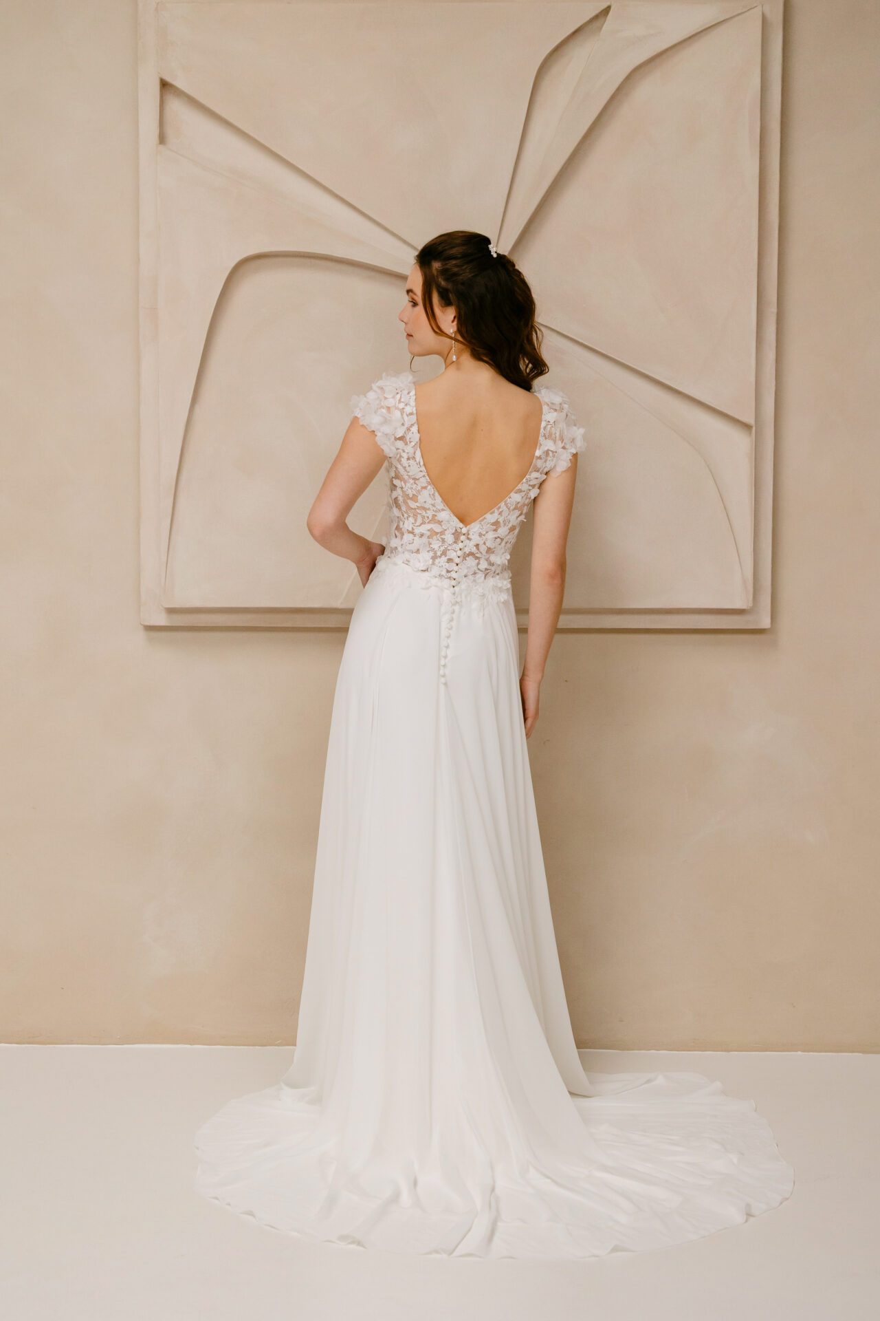 Marylise A-Linie Boho Brautkleid